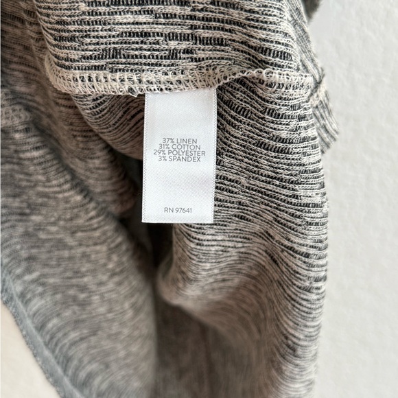 J. JILL‎ PURE JILL Gray Linen Blend Casual Comfort Soft Tunic Dress SZ LP NWT - Picture 3 of 4